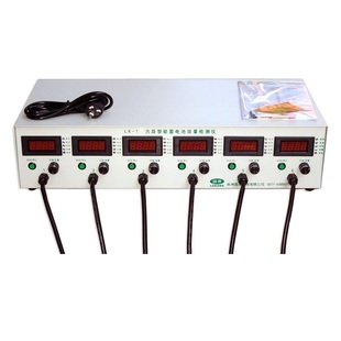 6路电动车放电仪蓄电池检测仪3－16V智能六路康电瓶测试器插电LK