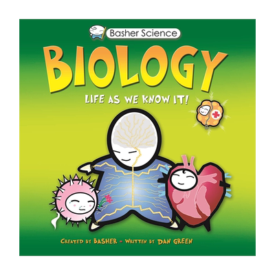 英文Basher Science Biology: Life as We Know It 生物学: 我们所知的生命！好玩的科学书 生物知识认知英语科普绘本 英语书籍