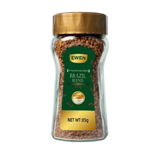 EWEN意文醇厚冻干速溶咖啡85g纯黑咖啡粉冻干速溶罐装美式咖啡