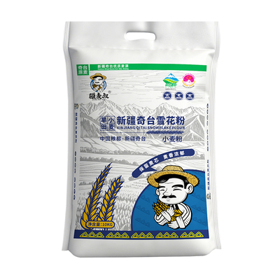 疆麦叔新疆奇台雪花面粉囤货10kg