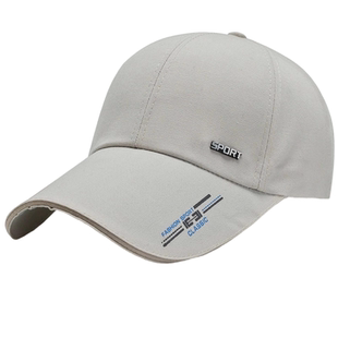 帽子男士冬季鸭舌帽骑车钓鱼帽防晒遮阳太阳帽女春秋款黑色棒球帽