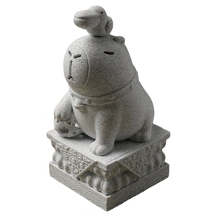 【原创】卡皮巴拉石墩子石豚子公仔桌面摆件3D打印可爱磁吸创意