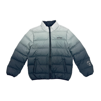 诺诗兰男童渐变色鹅绒羽绒服