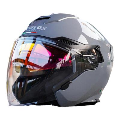 摩雷士摩托车男女双镜片头盔