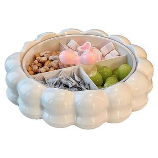 棉花糖水果盘家用客厅茶几新款干果收纳盒糖果盘子前台零食摆放盘