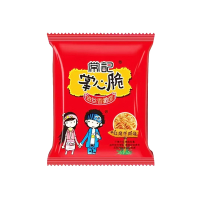 常记掌心脆大包50g干吃面即食带调料休闲零食干脆面批发价一整箱