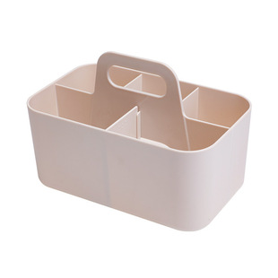 手提化妆品收纳盒宿舍办公室桌面文具整理盒必备抽屉多层大容量