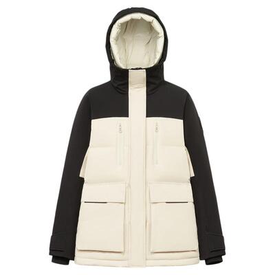 波司登短款连帽羽绒服男女同款