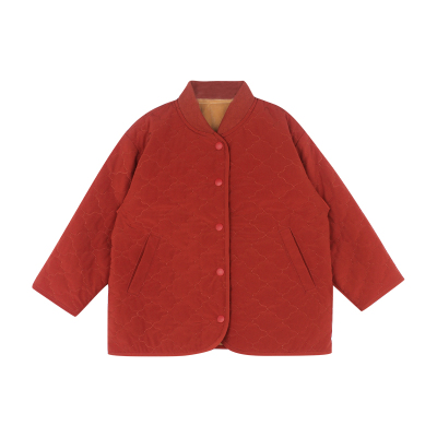 utouto冬季后背毛巾绣棉服