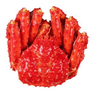 新鲜帝王蟹鲜活智利进口熟冻海鲜水产特大螃蟹活冻皇帝蟹年货顺丰