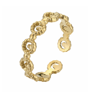 镀14k金戒指女生ins小众