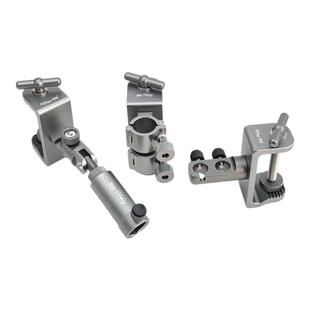 通用钓台炮台伞架鱼护架灯架小钓凳航空铝镁合金配件大物钓鱼伞架