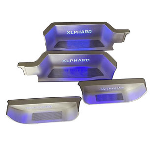 适用于丰田格兰维亚萨尔法木地板铝迎宾门槛条踏板改装汽车配件