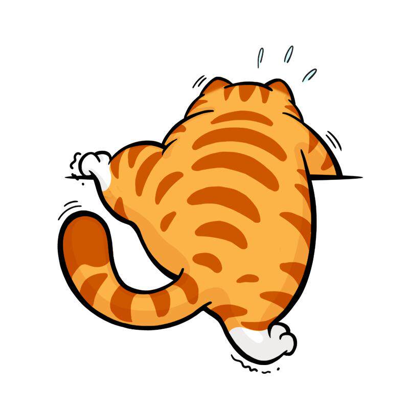 个性搞笑宠物猫咪车贴抓痕汽车贴纸车身划痕遮挡贴摩托车卡通贴画