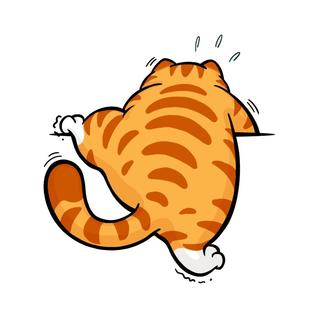 个性搞笑宠物猫咪车贴抓痕汽车贴纸车身划痕遮挡贴摩托车卡通贴画