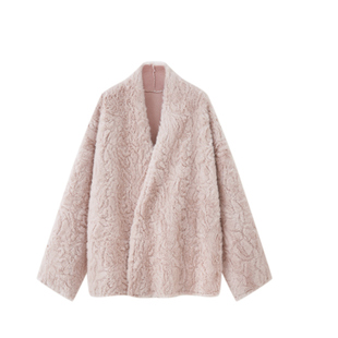 顶流千金环保小湖羊仿皮草皮毛一体毛绒绒外套上衣女宽松懒慵大衣