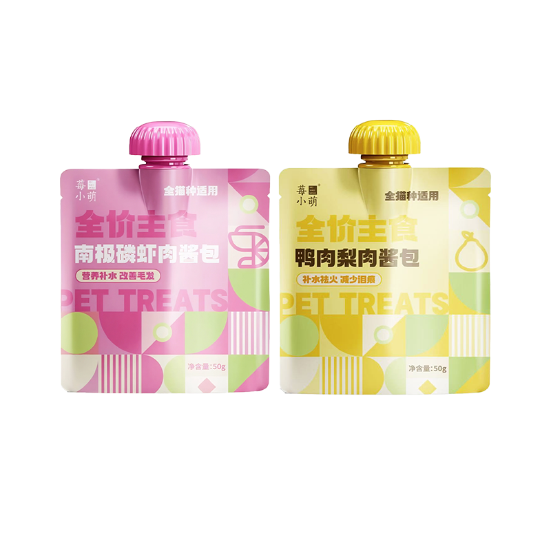 主食肉酱包10包湿粮猫咪两种口味