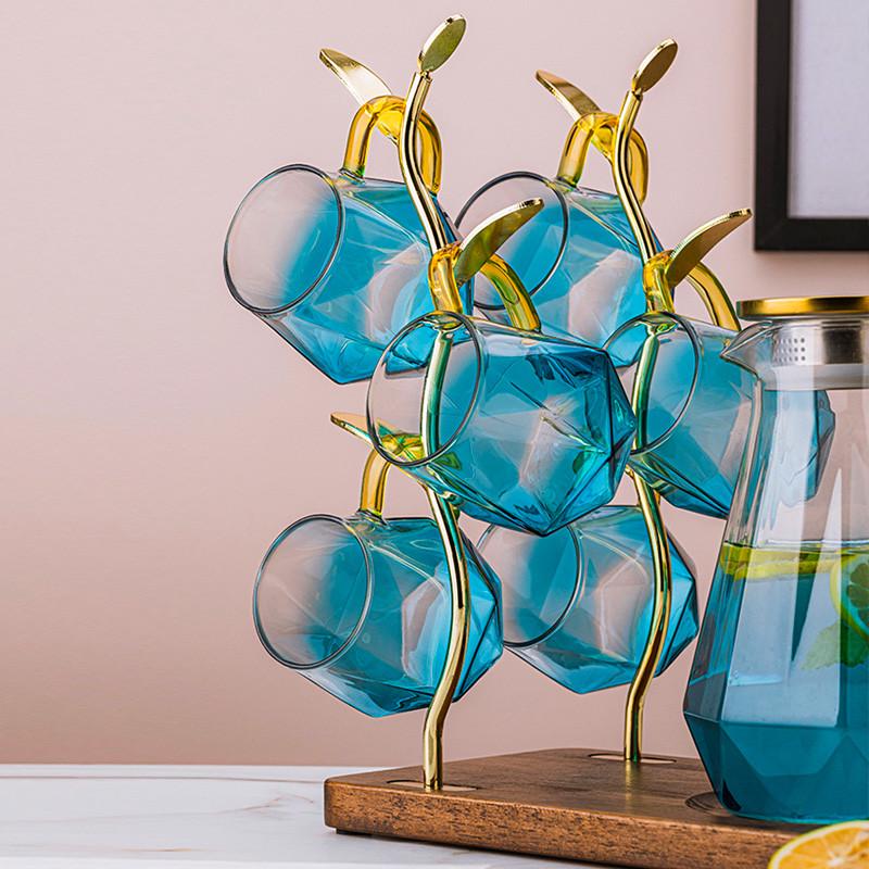 水杯架子茶杯收纳置物架家用家居创意展示沥水架玻璃杯子杯架套装