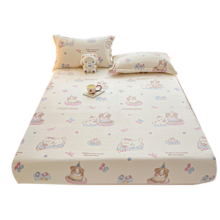 牛奶绒床笠儿童床罩床垫保护罩男孩冬季加绒床单毛绒床套2025新款