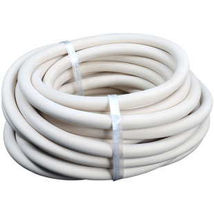 橡胶管软管白色耐高温耐磨耐油高压橡皮管子抽真空泵管管实验室用