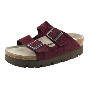 岛外DAOWAI勃肯鞋一字厚底凉拖鞋女增高4CM夏季博肯两带舒适高底