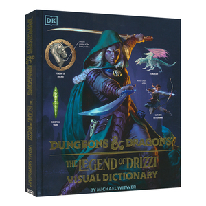 DK Dungeons & Dragons The Legend of Drizzt Visual Dictionary 龙与地下城 崔斯特传奇视觉艺术指南 英文原版进口图书