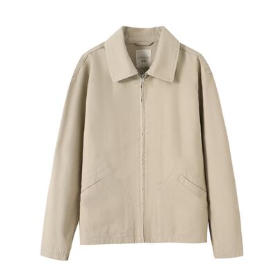 原单品质26春款单层男装女装底特律拉链茄克外套夹克上衣484249