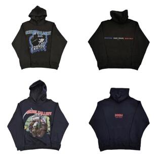 SKUNK GALLERY【SKG】美式潮牌复古Vintage重磅水洗连帽卫衣男女