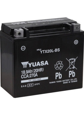 庞巴迪摩托艇火花SeaDoo 215 260 300 YTX20L-BS电瓶12V18AH电池