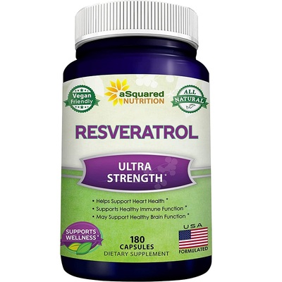 美国直邮asquared白藜芦醇