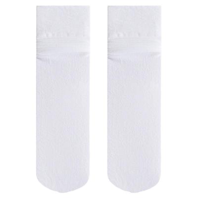 日系jk中筒白色堆堆袜子女冰冰夏