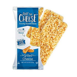 美国直邮 Just The Cheese 松脆烤奶酪 高蛋白无麸质零食低碳10包