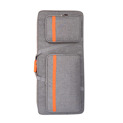 浅灰色黑色加厚双肩防水牛津布包