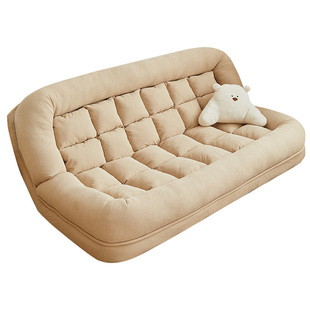 懒人沙发单人可躺可睡卧室小沙发床边榻榻米人类狗窝双人靠背一体