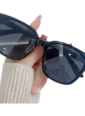 方框偏光太阳镜可配度数男女近视