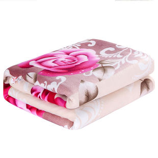 红豆电热毯子单人双人印花毛毯单双控调温家用宿舍防水加厚电褥子