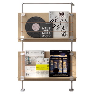 光轴海洋板杂志架报刊架鞋架免打孔可移动落地定制玄关客厅置物架