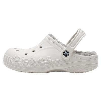 卡骆驰官方男女鞋贝雅暖棉洞洞鞋2024冬季新款加绒外穿拖鞋205969