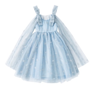原创艾莎公主裙女童夏季儿童生日礼服冰雪奇缘elsa雪花女孩连衣裙
