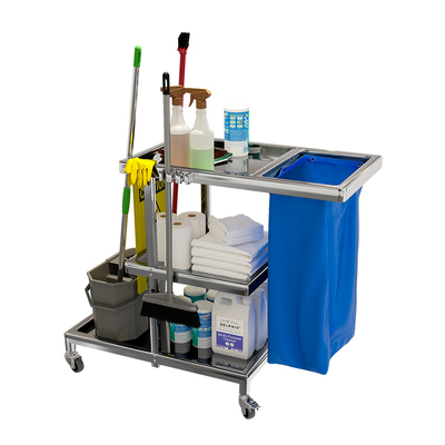 不锈钢保洁车清洁手推车