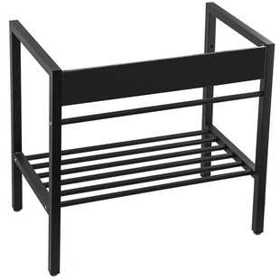 不锈钢加厚置物架阳台卫生间多用途落地支架洗手盆支架支撑架托架