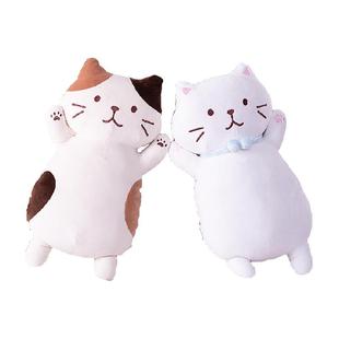 HAPiNS日本可爱三花猫猫咪抱枕儿童床上玩偶陪伴娃娃女友新年礼物