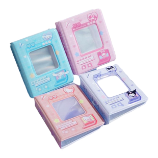 适用于拍立得相机相册3寸大容量收纳本一宫格卡册迷你可爱ins风富士拍立得mini12mini11硅胶保护套收纳册卡包