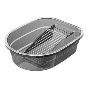 洗衣盆搓衣板一体塑料深盆子家用大号加厚耐用带搓板手动手洗神器