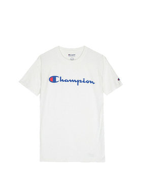 champion草写大字母情侣短袖t恤