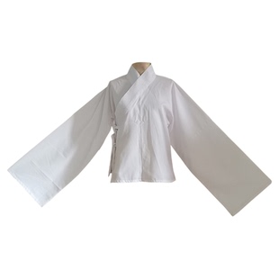 怀谷居直裾汉服战国袍女款天丝麻秦汉曲裾原创 2025夏季薄款透气