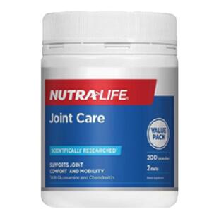 新西兰HC药房Nutralife纽乐关节灵氨糖软骨素二合一200粒呵护关节