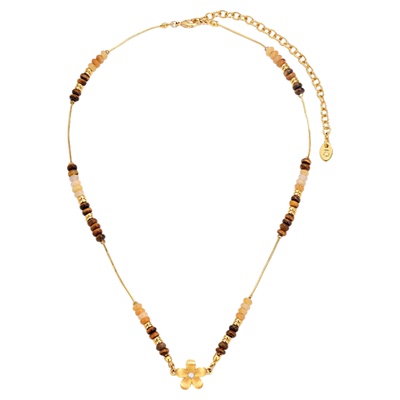 洞天TONETALE满天星项链轻奢高级设计花吊坠虎眼石夏天小众高级感