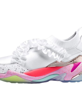 Puma/彪马正品Thunder女士时尚花边经典低帮防滑休闲鞋369519-01