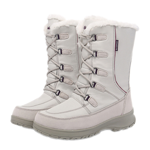 东北户外雪地靴女防水防滑加绒加厚保暖中筒哈尔滨雪乡漠河雪鞋